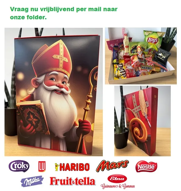 boek van sinterklaas met snoep - sinterklaasboek met snoep