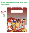 sinterklaas snoepdoos venster box koffer + venster sint