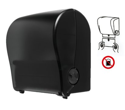 autocut dispenser handdoekrol zwart