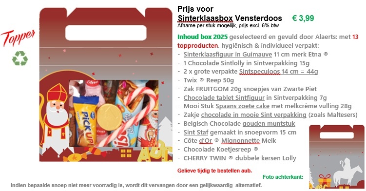 sinterklaas box vensterdoos