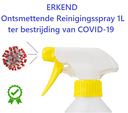 ontsmettende reinigingsspray covid 19 corona