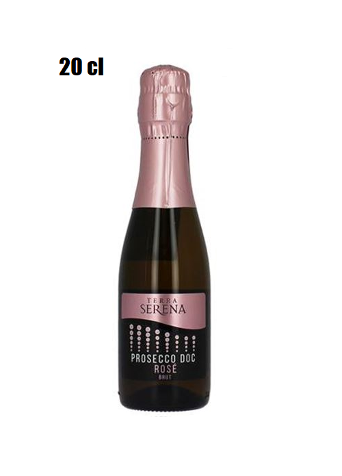 prosecco rose mini kleine flesjes 20cl terra seren