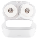 twin compact dispenser white papier met deksel