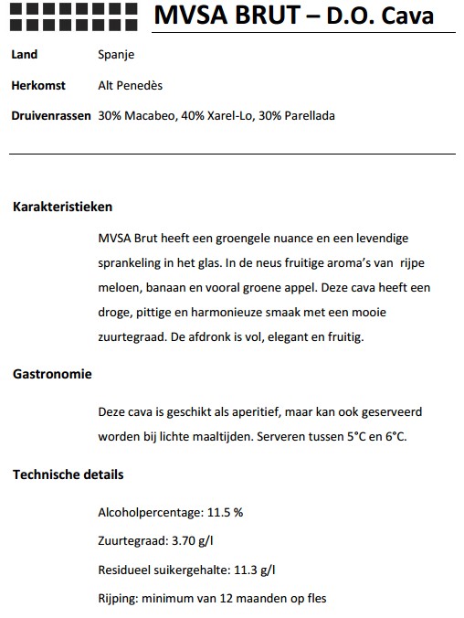 fiche mvsa brut