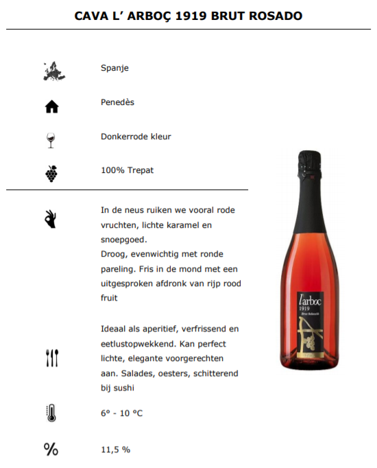 cava larboc rose
