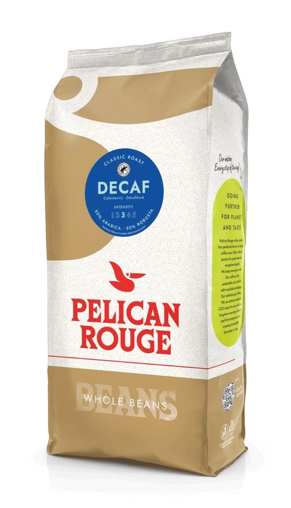 Roode Pelikaan Decaf koffiebonen 1kg | Pelican Rouge