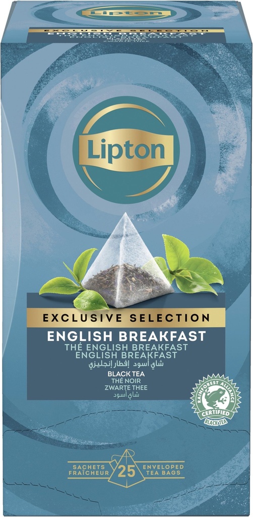 Lipton English Breakfast Exclusive Selection 25pcs