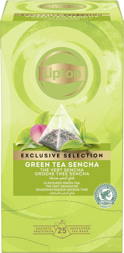 Lipton exclusive selection green tea sencha 25pcs