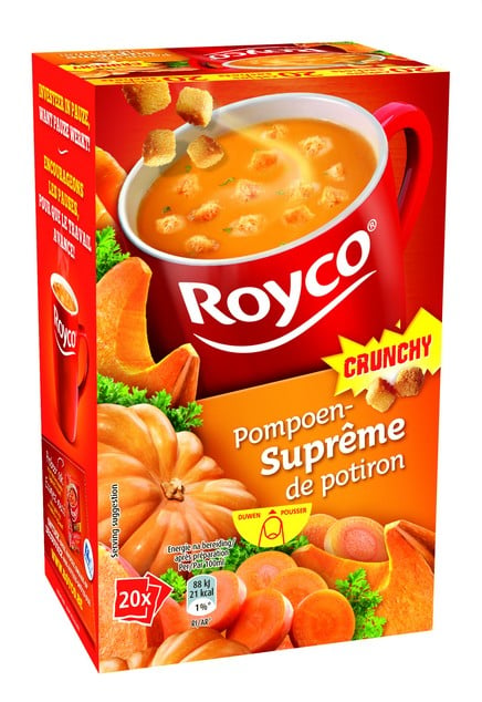 Royco Minute Soup Pompoensuprême Crunchy 20st.