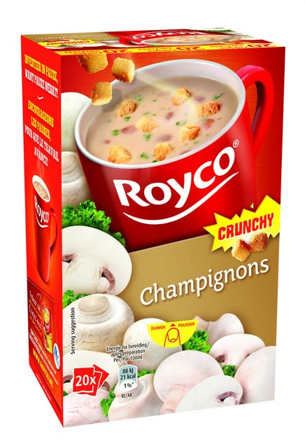 Royco Minute Soup Champignons Crunchy 20st.