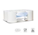 Poetsrollen MIDI WIT 2lgs Poetspapier - 6 Rollen