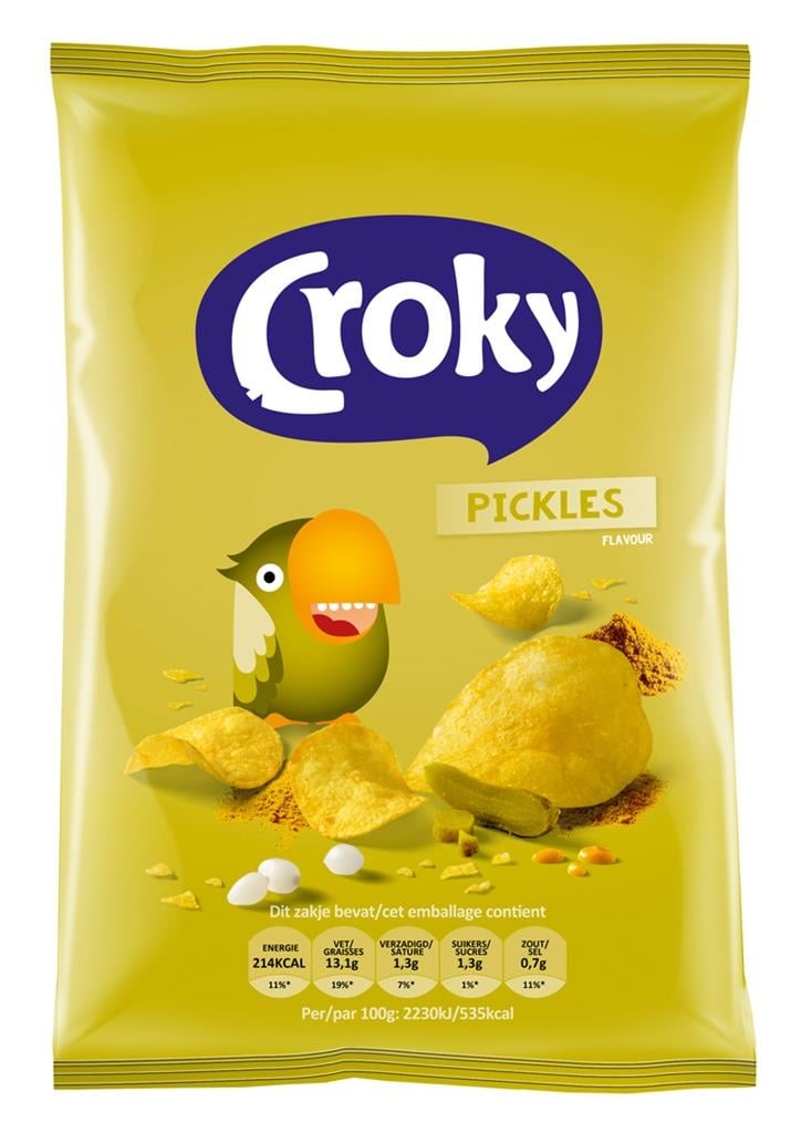Croky Chips Pickles 40g x 20st.