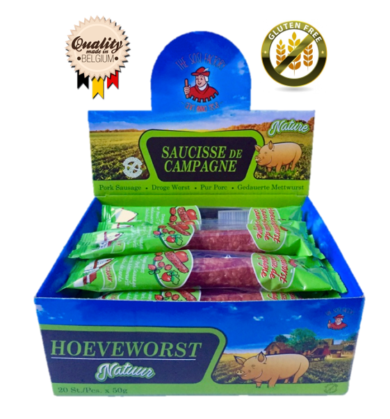 Breughel Hoeveworst Natuur 50g x 20st.