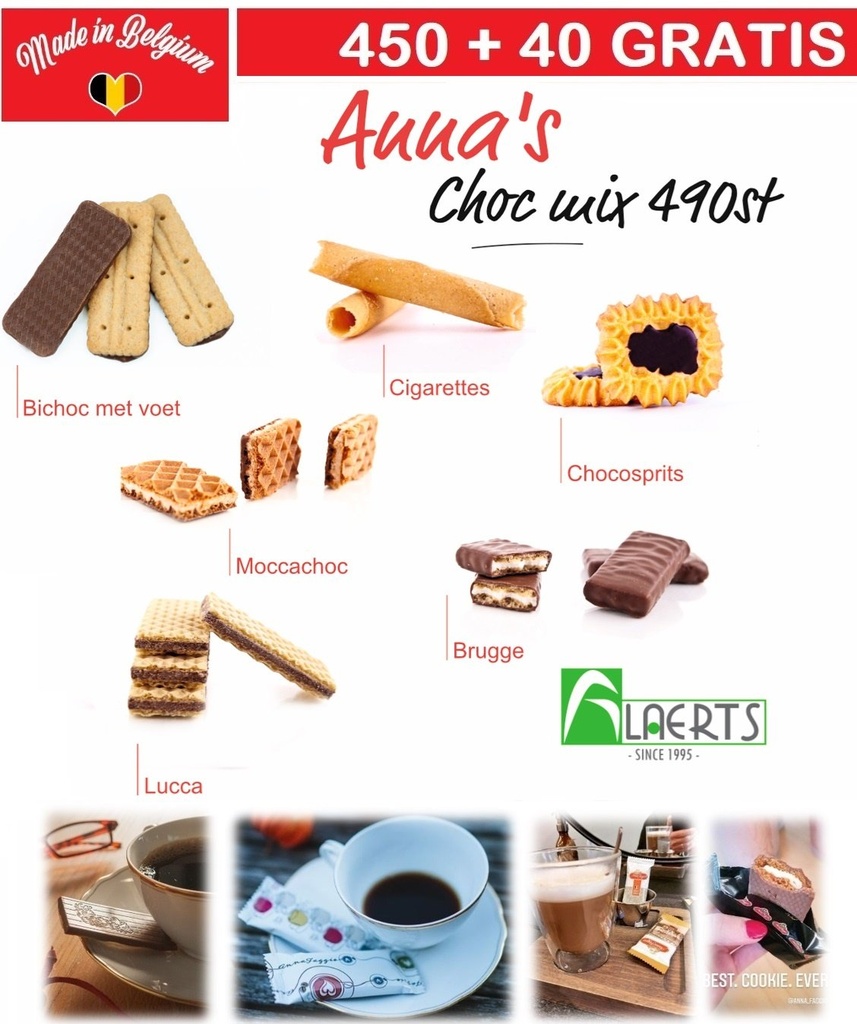 Anna Choc Mix Action 490pcs