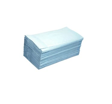 Essuie-mains pliés bleu 1pli 5000pcs