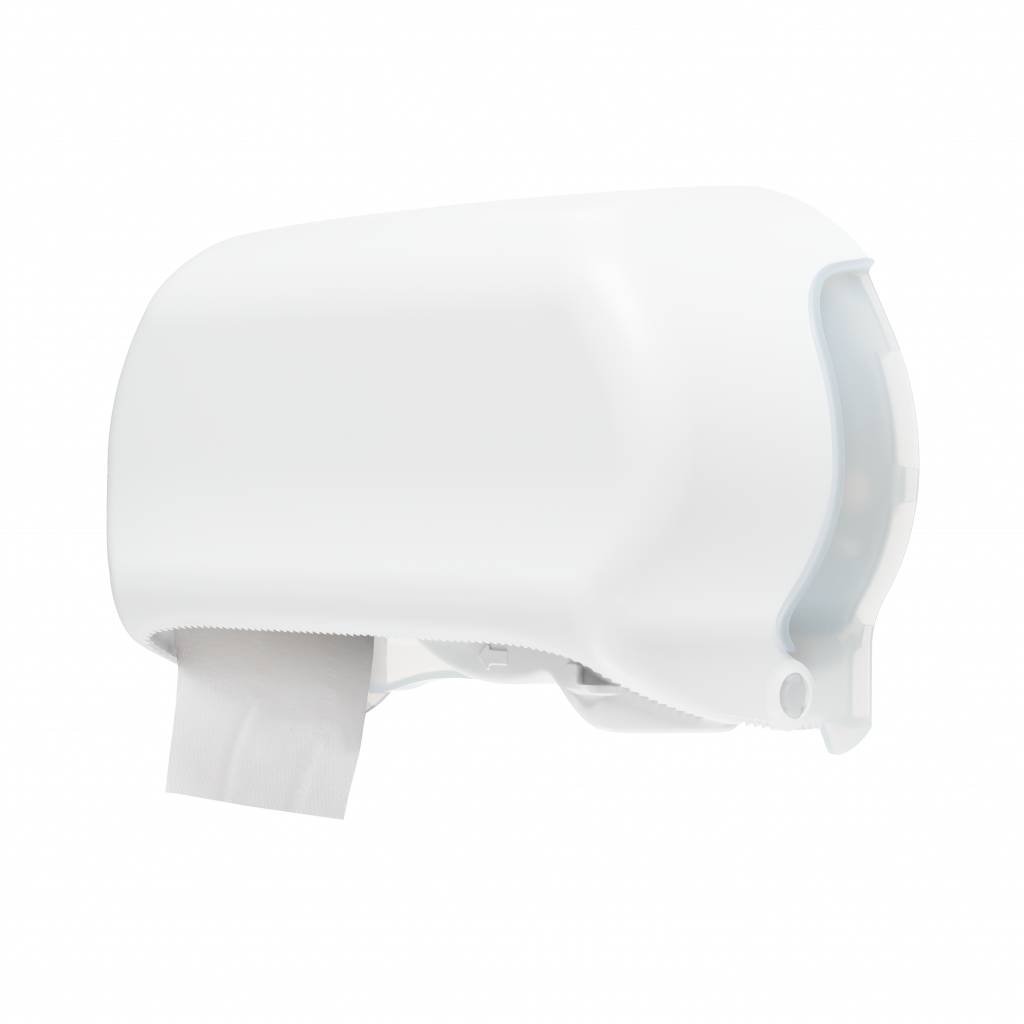 Dispenser voor coreless toiletpapier wit