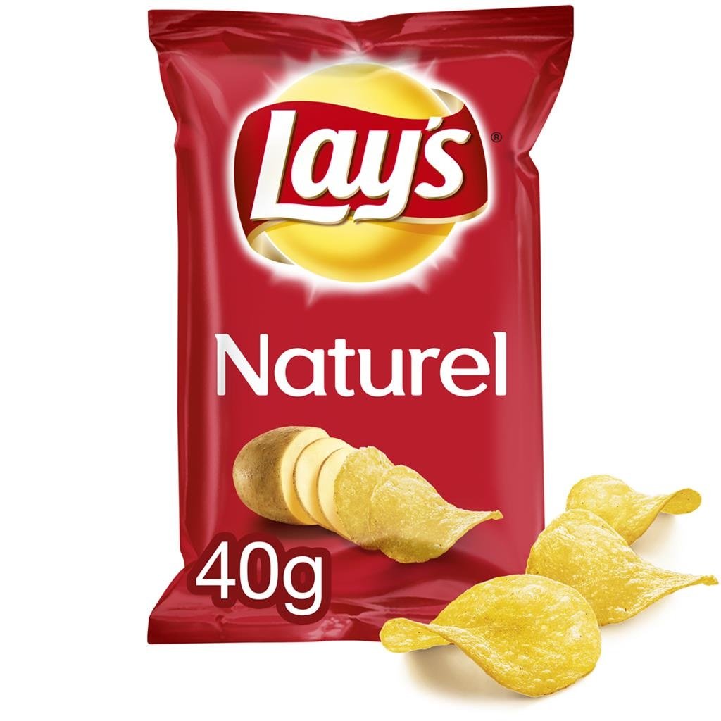 Lay's Naturel Zout 40g x 20st.