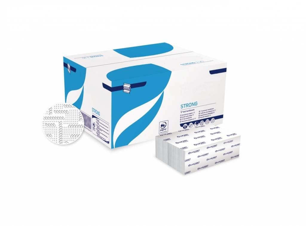 Budget vouwhanddoekjes Z2 3000st. (alternatief compatibel voor Tork Xpress - Marathon)