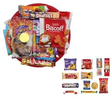Sinterklaas bord snoepborden