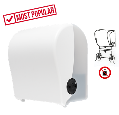Autocut Handdoekrol Dispenser Wit