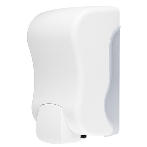 Distributeur de savon liquide blanc - rechargeable