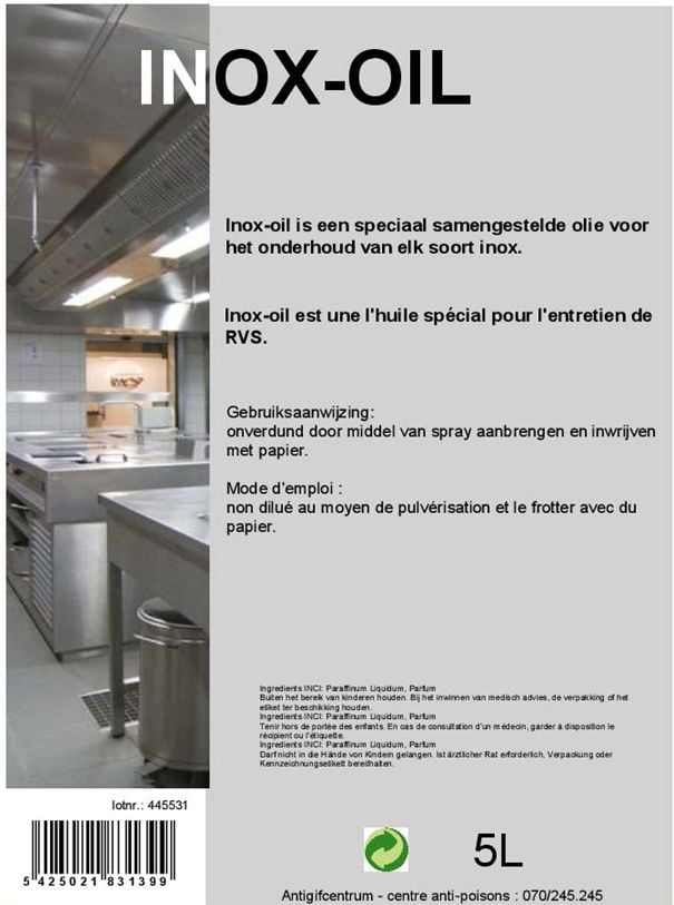Inox Cleaner Olie 750ml SPRAY