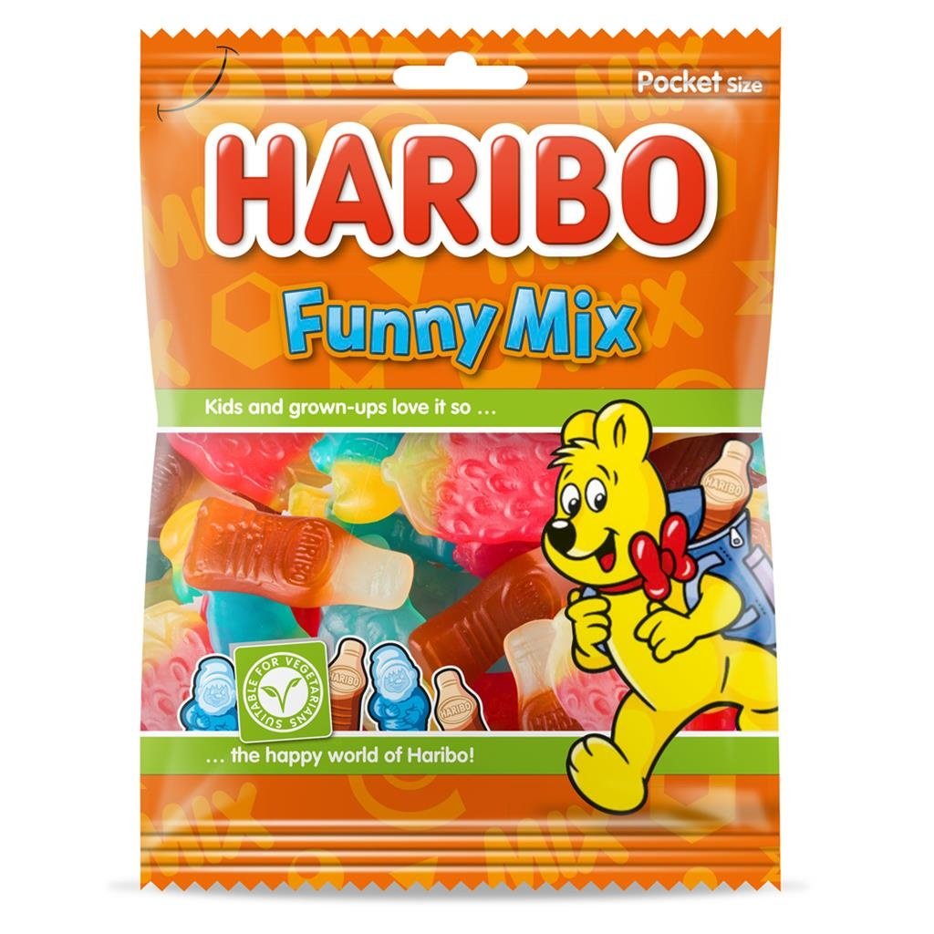Haribo funny-mix 75g x 28st.