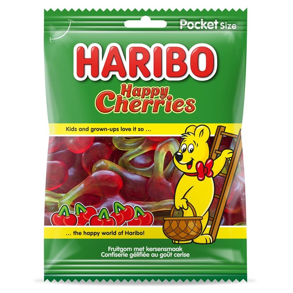 Haribo happy cherries 75g x 28st.