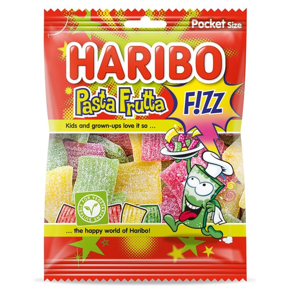 Haribo pasta-frutta fizz 70g 28pcs