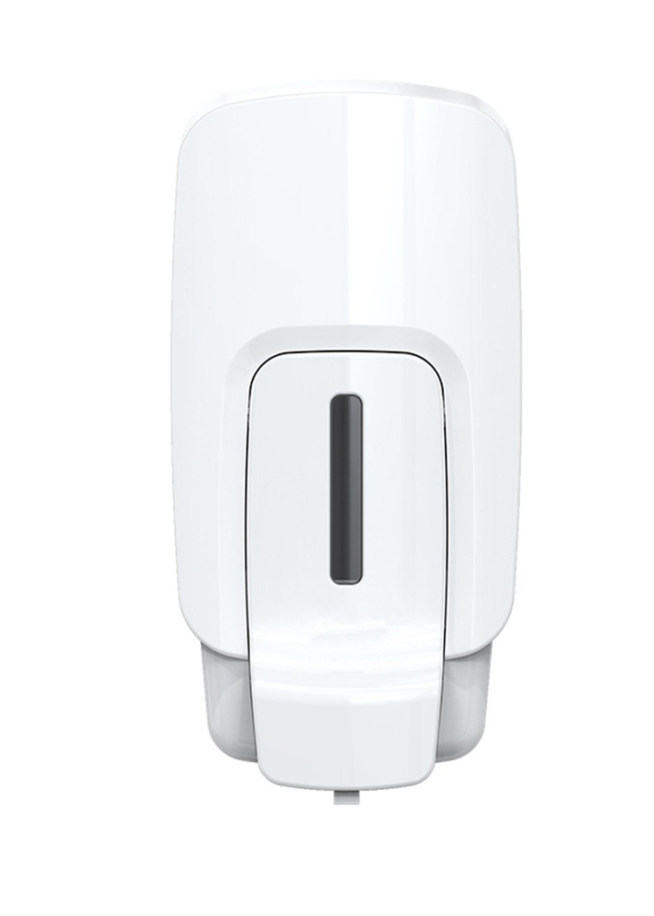 Q distributeur de savon mousse et/ou gel d'alcool Manuel - Blanc  1L