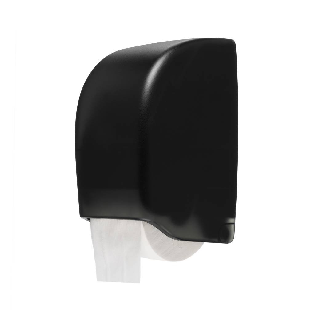 Dispenser doprol toiletpapier zwart