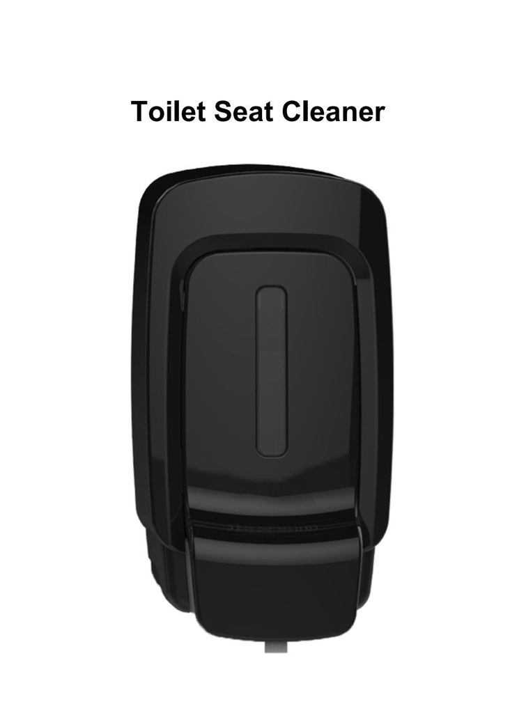 Toiletbrilreiniger dispenser - Zwart