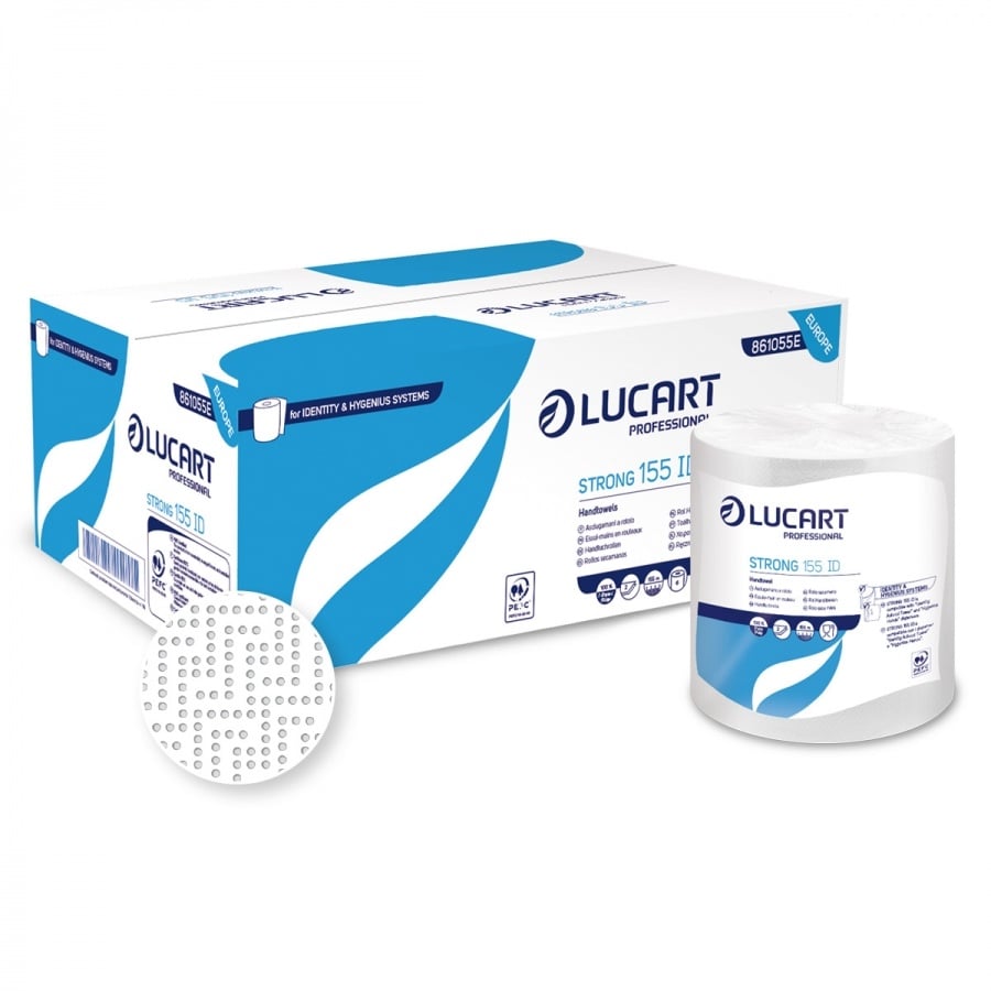 Handdoekrol Lucart Strong 155 ID 861055E 6 rollen