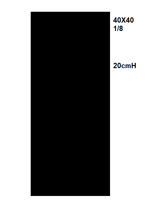 Zwarte servetten 1/8v 40x40cm - 50st. voorgevouwen (pakje)