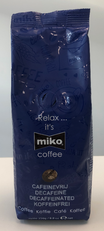 Miko Cafeïnevrije gemalen koffie 250g 16st.