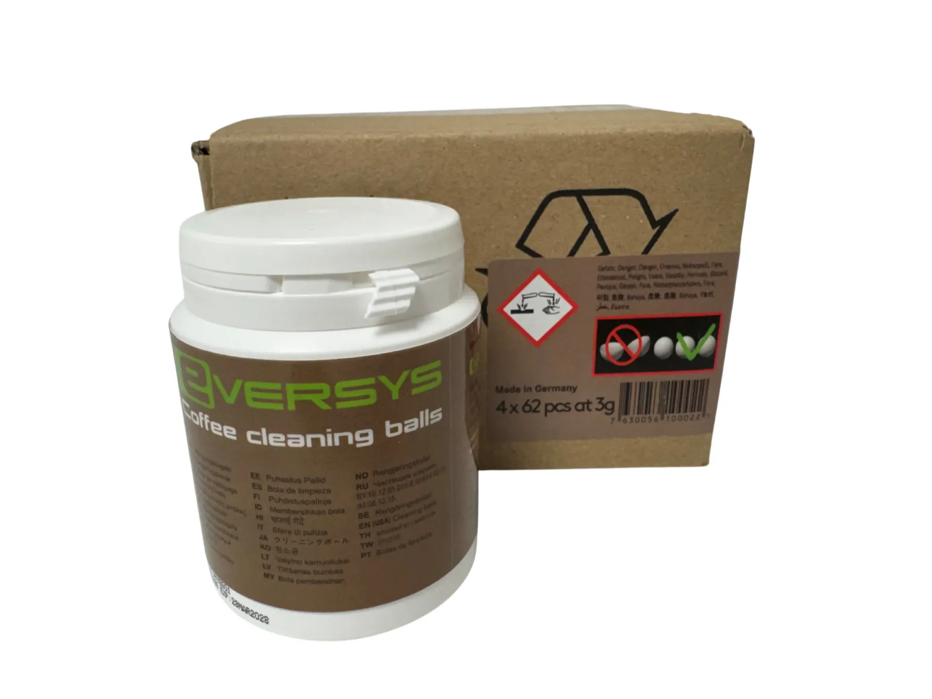 Eversys cleaning balls 4 x 62pcs (248 pcs)