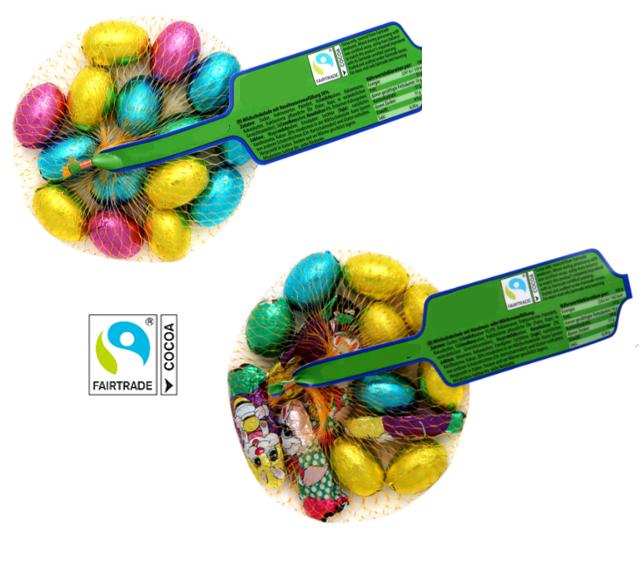 Zakje paaseitjes 85g netje