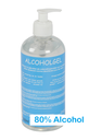 Handgel pomp 80% 500ml