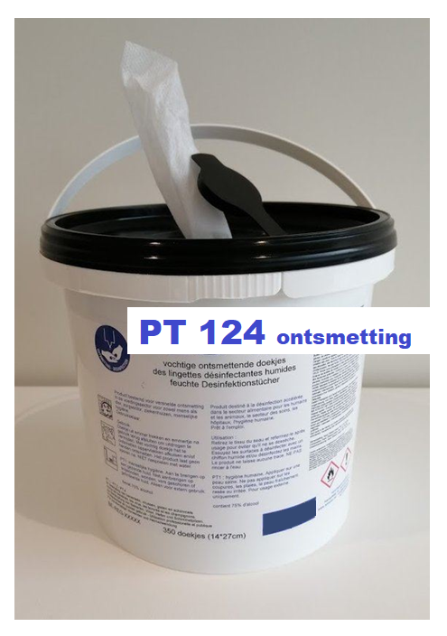 Ontsmettende doekjes PT124 350st.