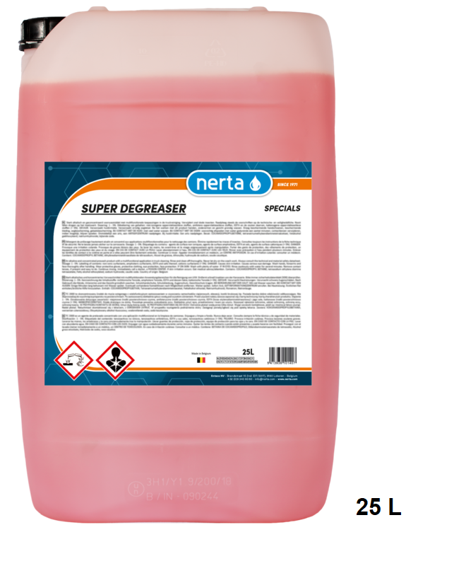 Nerta Super Degreaser 20L (voor vet en olie)