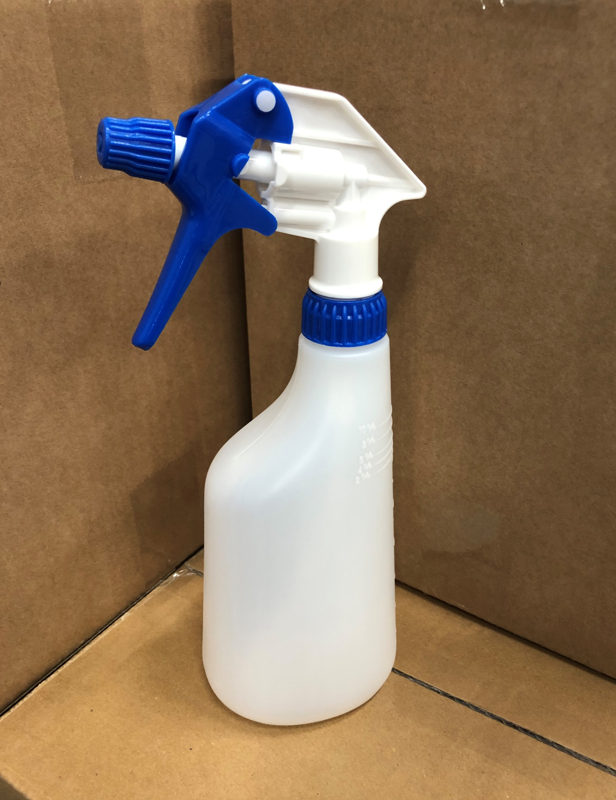 Lege sprayflacon 600ml + pistool (professioneel)