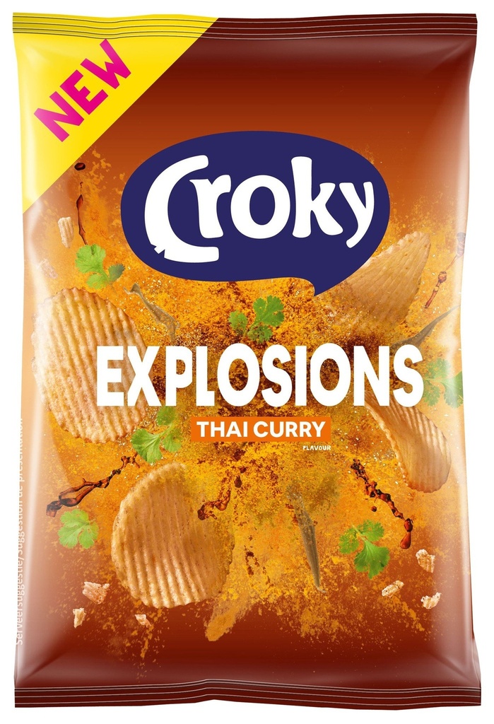 Croky Chips Thai Curry 40g x 20st.