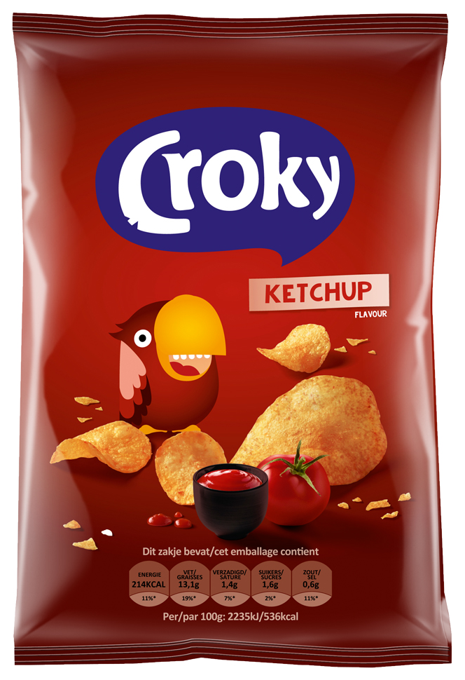 Croky Chips Ketchup 40g x 20st.