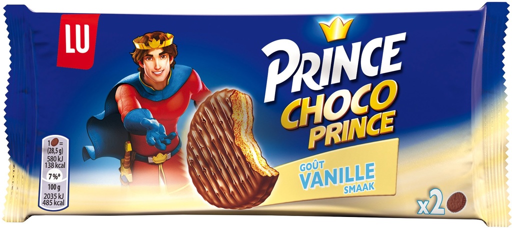 Choco Prince Vanille Duo 57g x 20st. LU