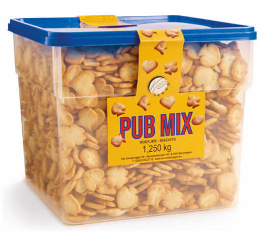 Pub Mix Koekjes 1,25kg Box