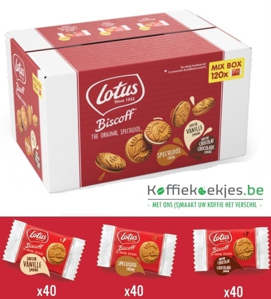 Lotus Biscoff Creme MIX 120st.  (3 smaken)