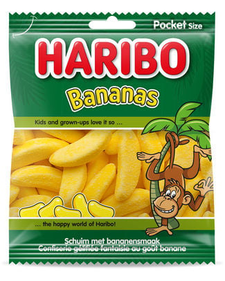 Haribo bananas 70g x 28pcs