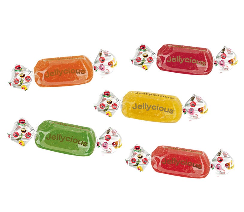 Jellycious Fruit Gellies 174st - Gelées