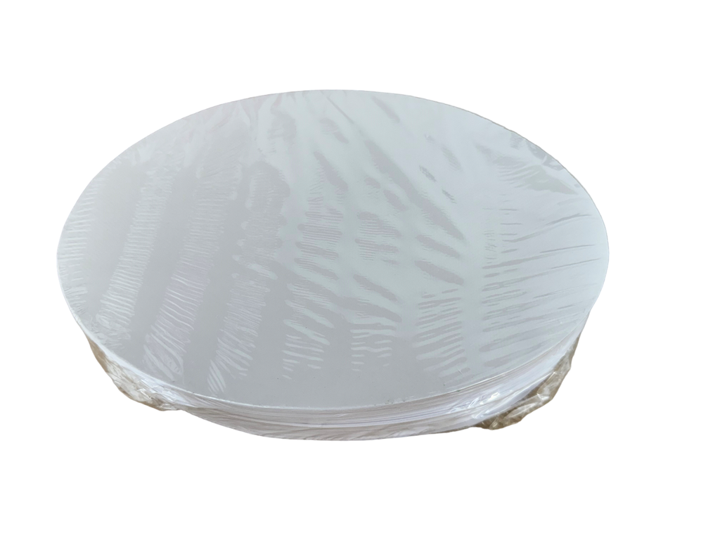 Schotelpapier 24x16cm wit kantjes ovaal 500st. (1 pakje)