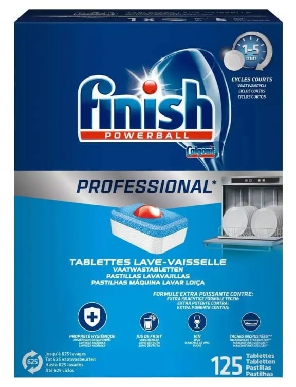Finish vaatwastabletten all-in-one 125st.